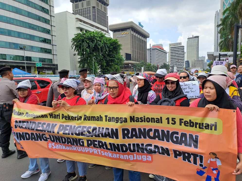 Peringati Hari Pekerja Rumah Tangga Nasional 2025, Unjukrasa Desak UUPPRT Disertakan