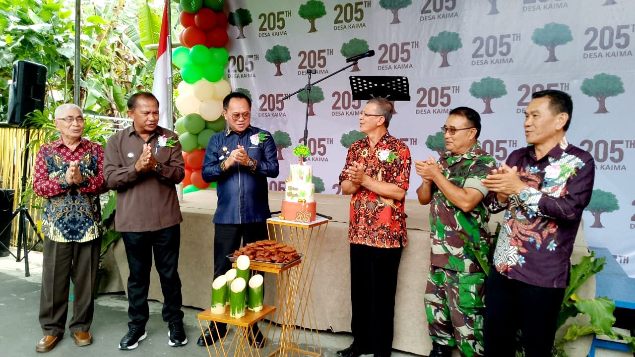 Perayaan HUT Ke-205 Desa Kaima. (Foto:Istimewa)