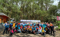 Serunya Perjalanan Gobar Yeti Tribe Indonesia di Kawasan Wisata Gunung Galunggung