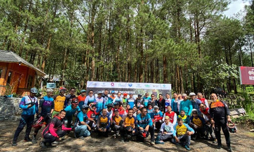 Serunya Perjalanan Gobar Yeti Tribe Indonesia di Kawasan Wisata Gunung Galunggung
