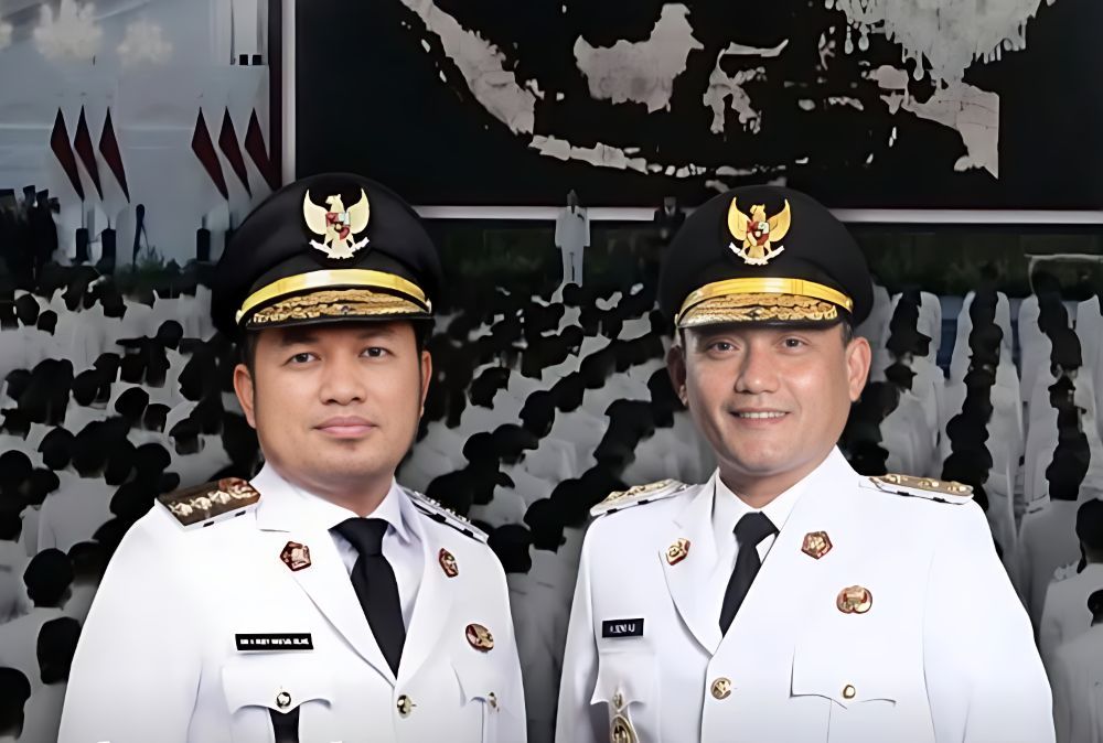 Gubernur Kaltim Rudy Mas'ud dan Wakil Gubernur Kaltim Seno Aji.