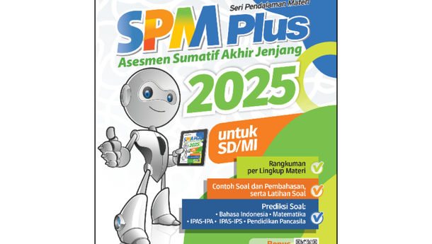 Buku SPM Plus 2025: Panduan Lengkap Sukses Asesmen Sumatif Akhir Jenjang SD/MI