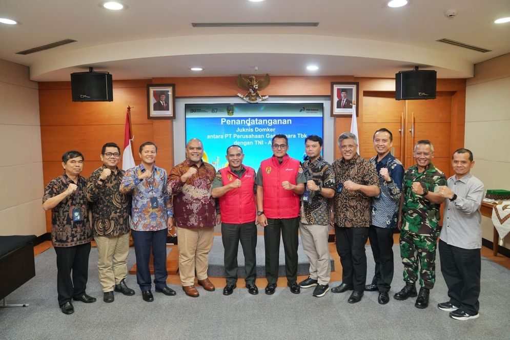 PGN Gandeng TNI AD, Perketat Keamanan Penyaluran Gas Bumi Nasional