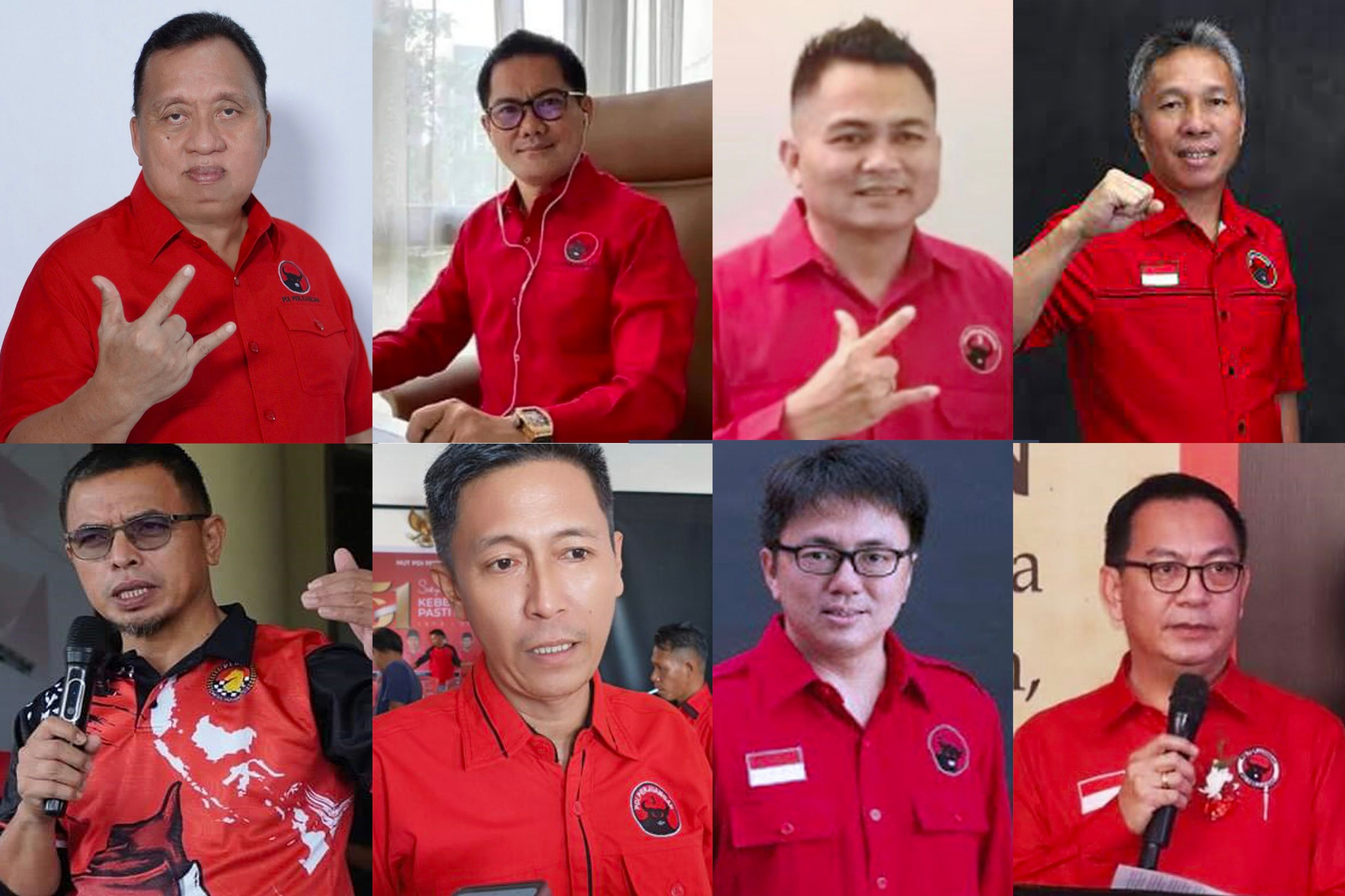 Sejumlah kader PDIP yang menjadi Kepala Daerah di Sulut, dilarang Ketum Megawati ikut retreat. (Foto:Istimewa. Insert Foto: Mike)