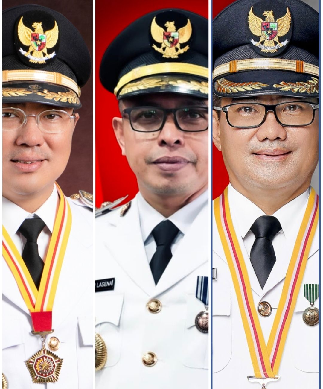 Andrei Angouw, Sirajudin Lasena, dan Joune Ganda. Foto:Istimewa)