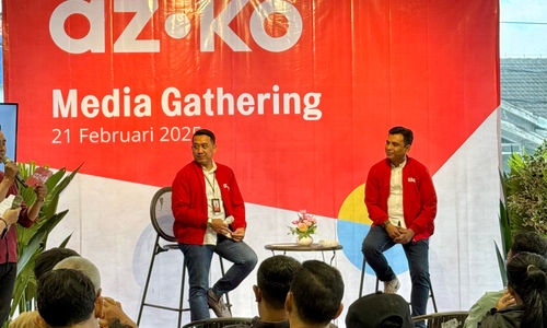Amir Situmorang, General Manager Sales & Operations AZKO Membuka Acara Media Gathering di AZKO Cokroaminoto Yogyakarta.jpg