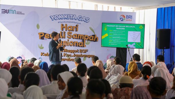 BRI Edukasi Masyarakat Mengolah dan Mengelola Sampah di Hari Peduli Sampah Nasional 2025