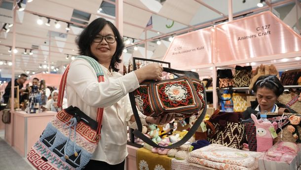 Lewat UMKM EXPO(RT), BRI Pacu Produk Rajut Lokal ke Pasar Dunia