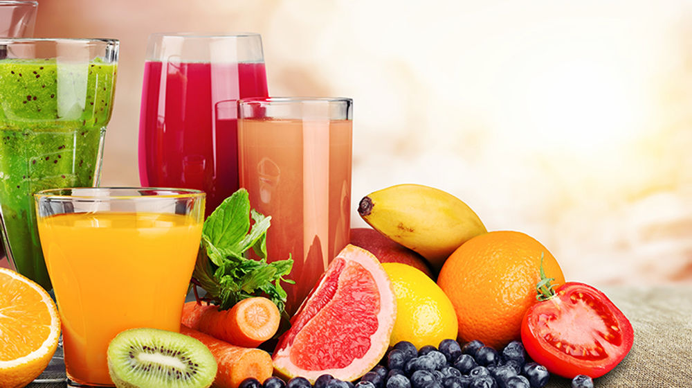 Ilustrasi jus buah.
