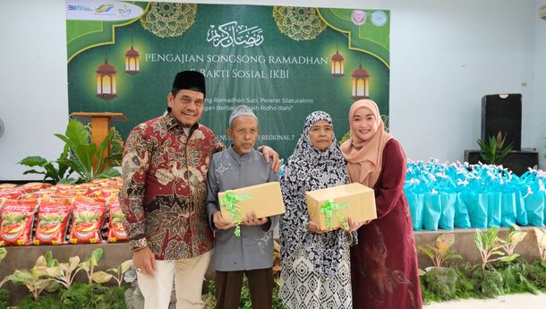 Jelang Ramadan, PTPN I Regional Bersama IKBI Bagikan 400 Paket Sembako