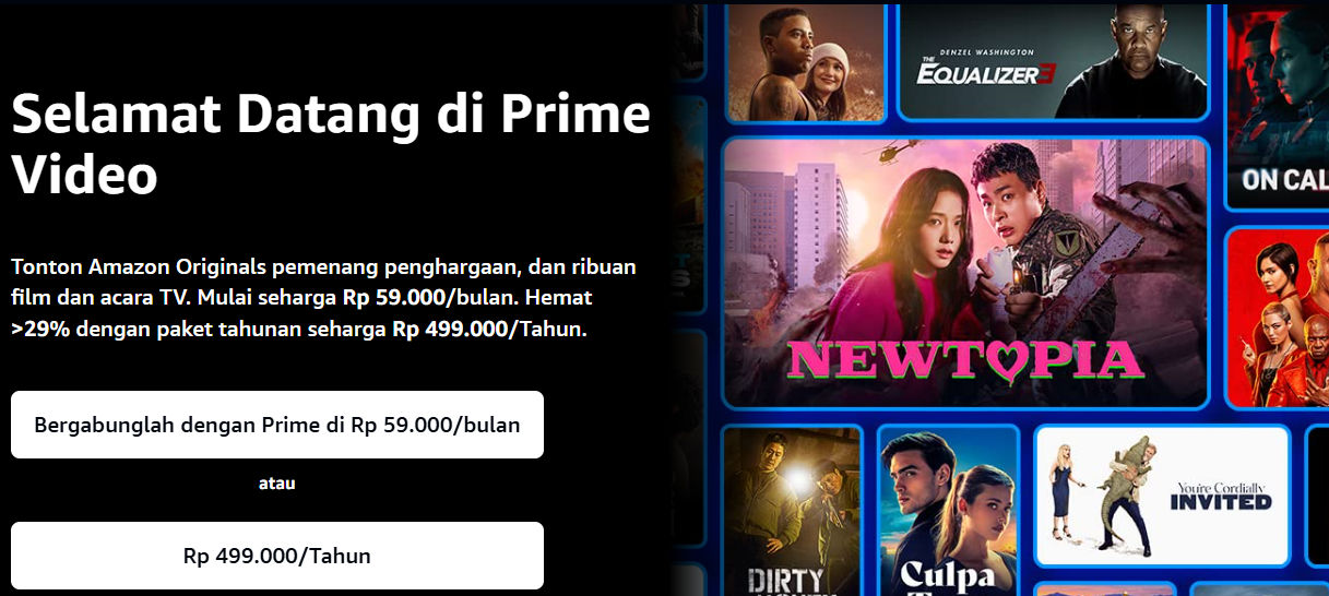 Nonton film di Prime Video.