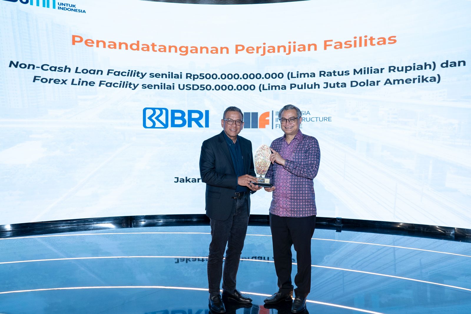 Kredit BRI ke IIF, Dorong Proyek Infrastruktur Berkelanjutan