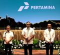 Direktur Utama PT Pertamina (Persero) Simon Aloysius Mantiri dalam Konferensi Pers, di Graha Pertamina, Senin, 3 Maret 2025.