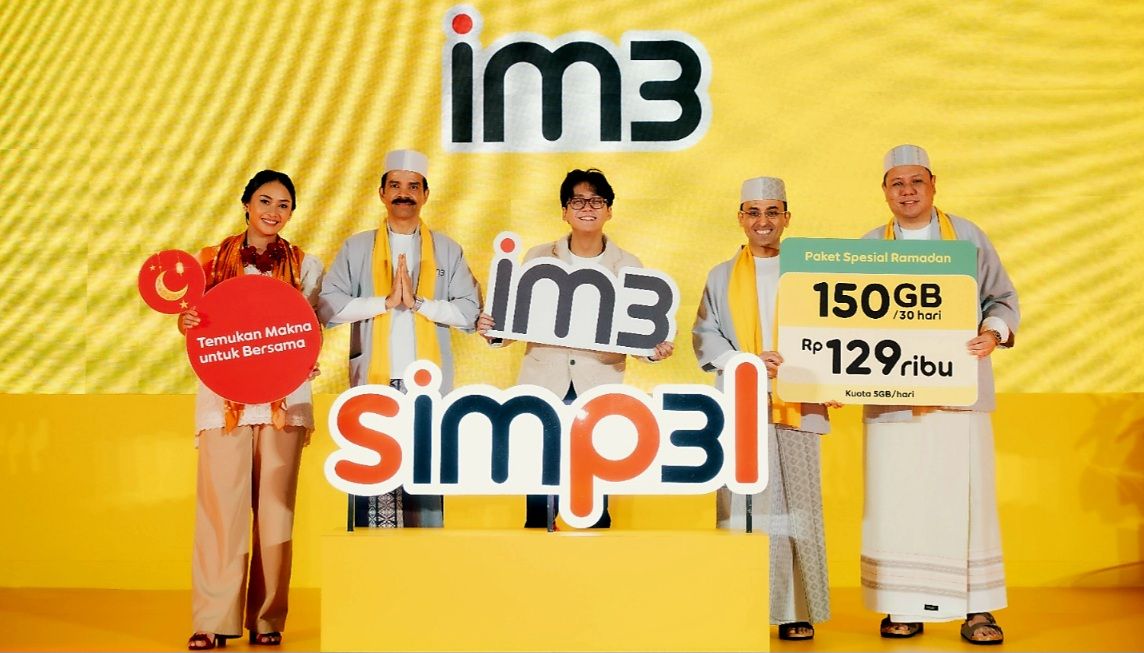 IM3 menghadirkan Paket Spesial Ramadan 150GB/30 hari seharga Rp129.000 dengan kuota 5GB per hari