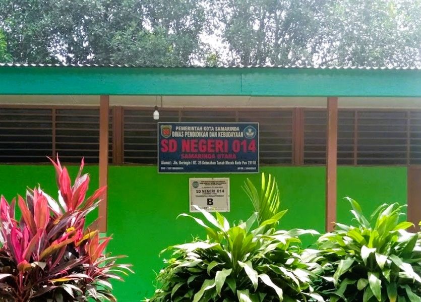 Potret SDN 014 Kelurahan Tanah Merah, Samarinda. 