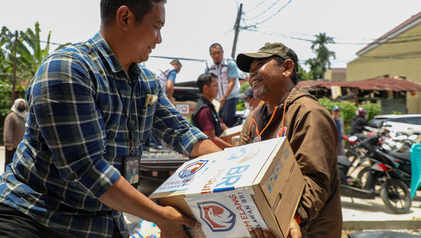 Aksi Cepat BRI Peduli Hadir untuk Bantu Korban Banjir di Jabodetabek