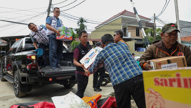 BRI Peduli Kirim Bantuan untuk Warga Jabodetabek yang Terdampak Banjir