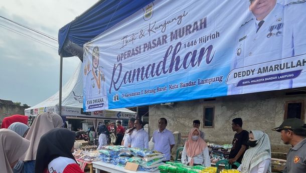 Pemerintah Kota Bandar Lampung Gelar Operasi Pasar Murah Ramadan di 20 Kecamatan