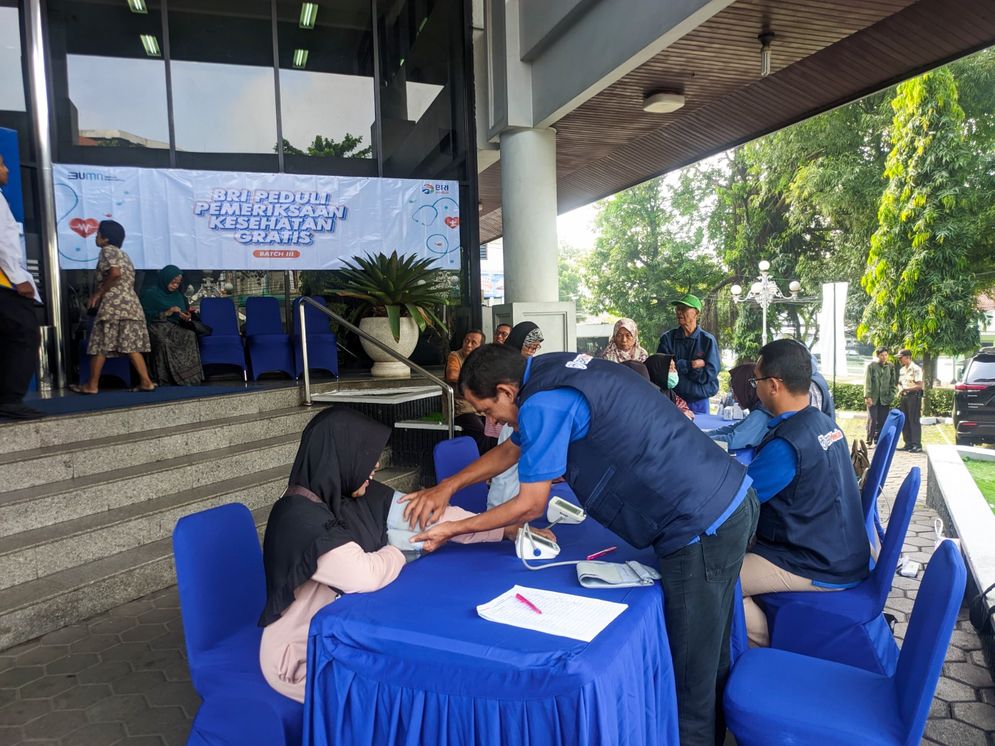 Tingkatkan Kualitas Hidup Masyarakat, BRI Peduli Sediakan Pemeriksaan Kesehatan Gratis di 52 Titik di Seluruh Indonesia