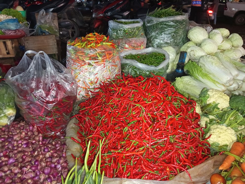 Harga cabai merah  turun drastis jadi Rp 35 ribu per kilogram