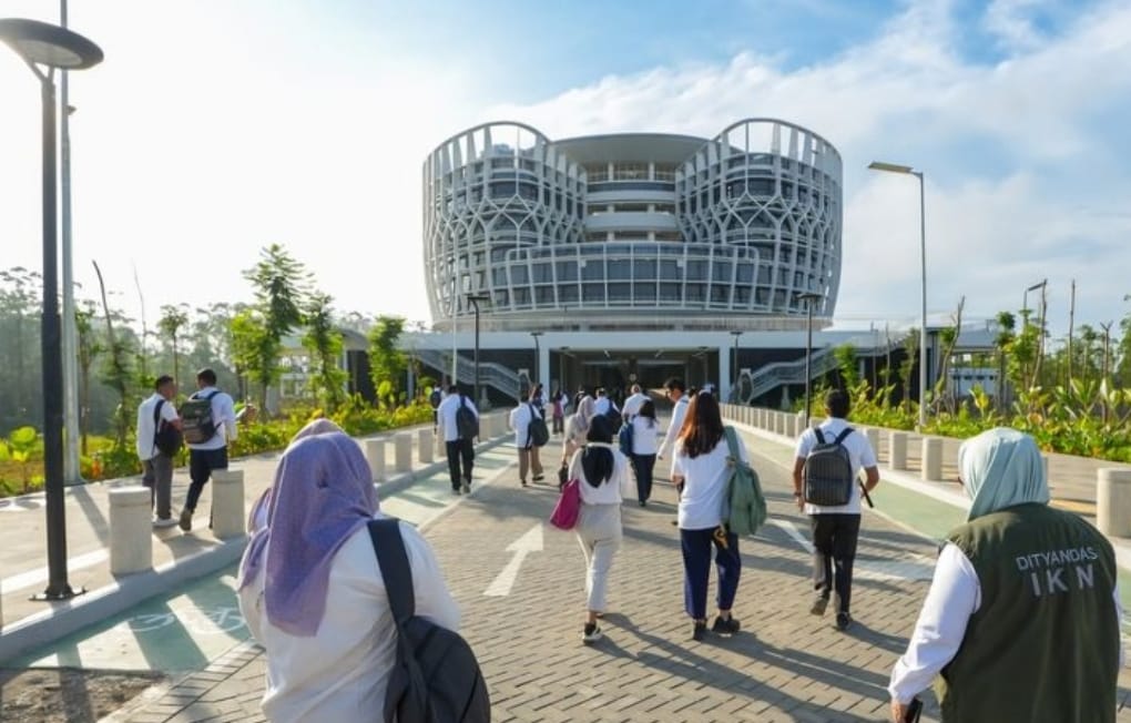 Pegawai Otorita Ibu Kota Nusantara (IKN) berbondong-bondong pindah ke IKN.