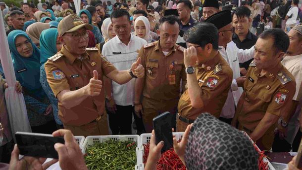 Tinjau Pasar Murah di Lampung Utara, Gubernur Lampung: Jangan Panic Buying!