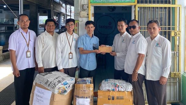 BPS Kabupaten Pringsewu Berbagi di Bulan Ramadan melalui Lazismu