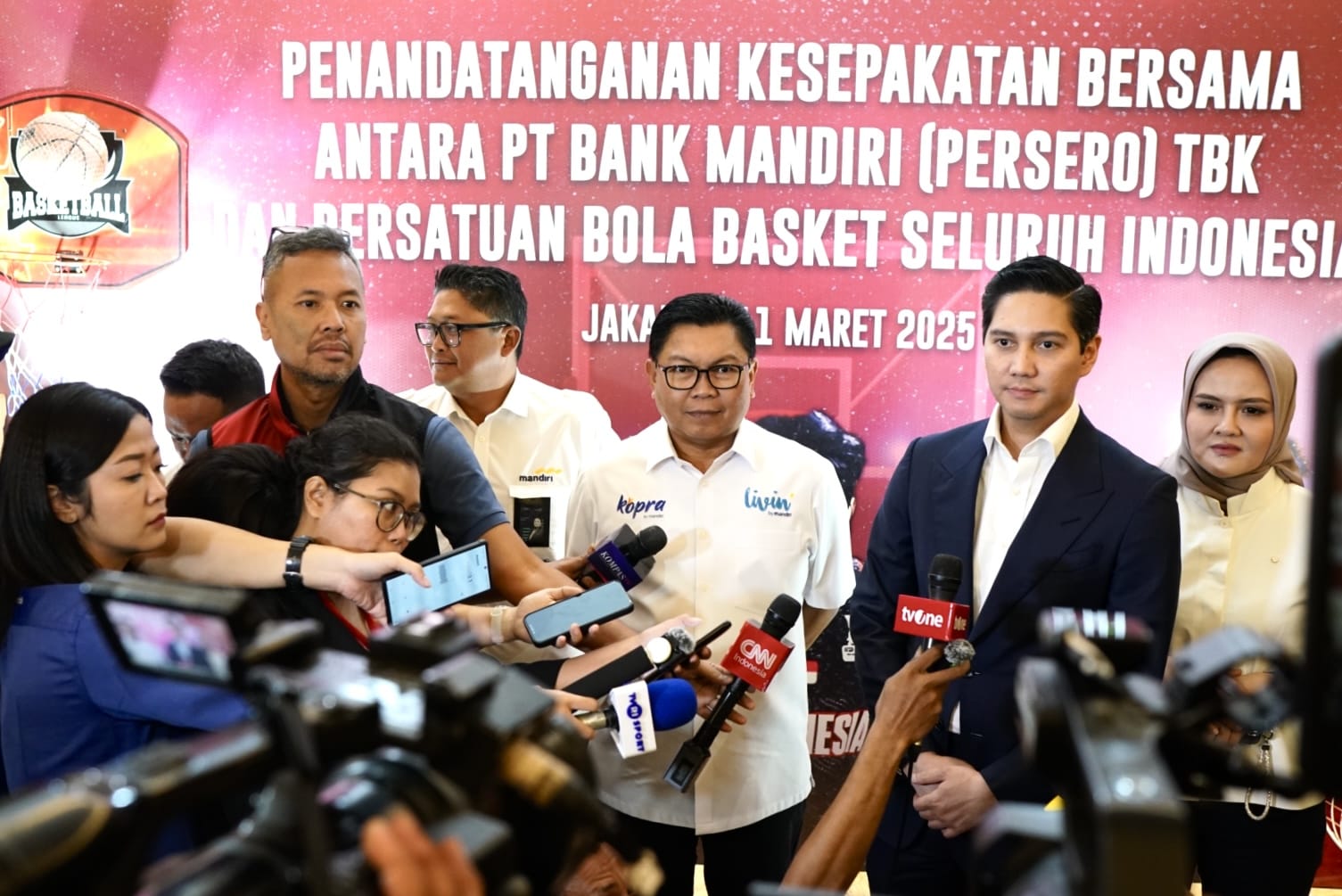 Sinergi Bank Mandiri dan Perbasi Percepat Kelahiran Bintang Basket Indonesia