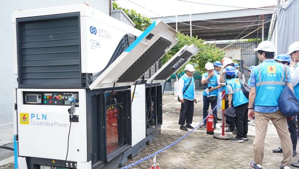 PLN NP Uji Coba Hidrogen Fuel  Generator di Gili Ketapang