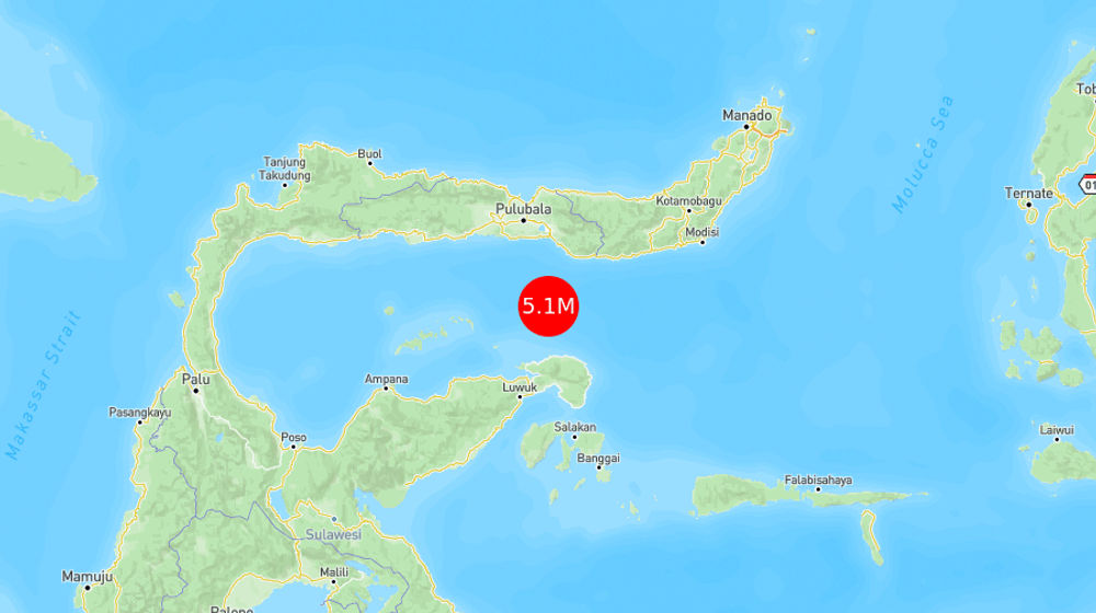 INFO BMKG: Gempa Guncang Bone Bolango di Laut 74 Km Barat Daya 5.1 Magnitudo 17 Mar 2025 pukul 10:19