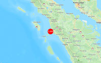 INFO BMKG: Gempa Guncang Mandailing Natal di Laut 83 Km Barat Daya 5.6 Magnitudo 18 Mar 2025 pukul 05:23
