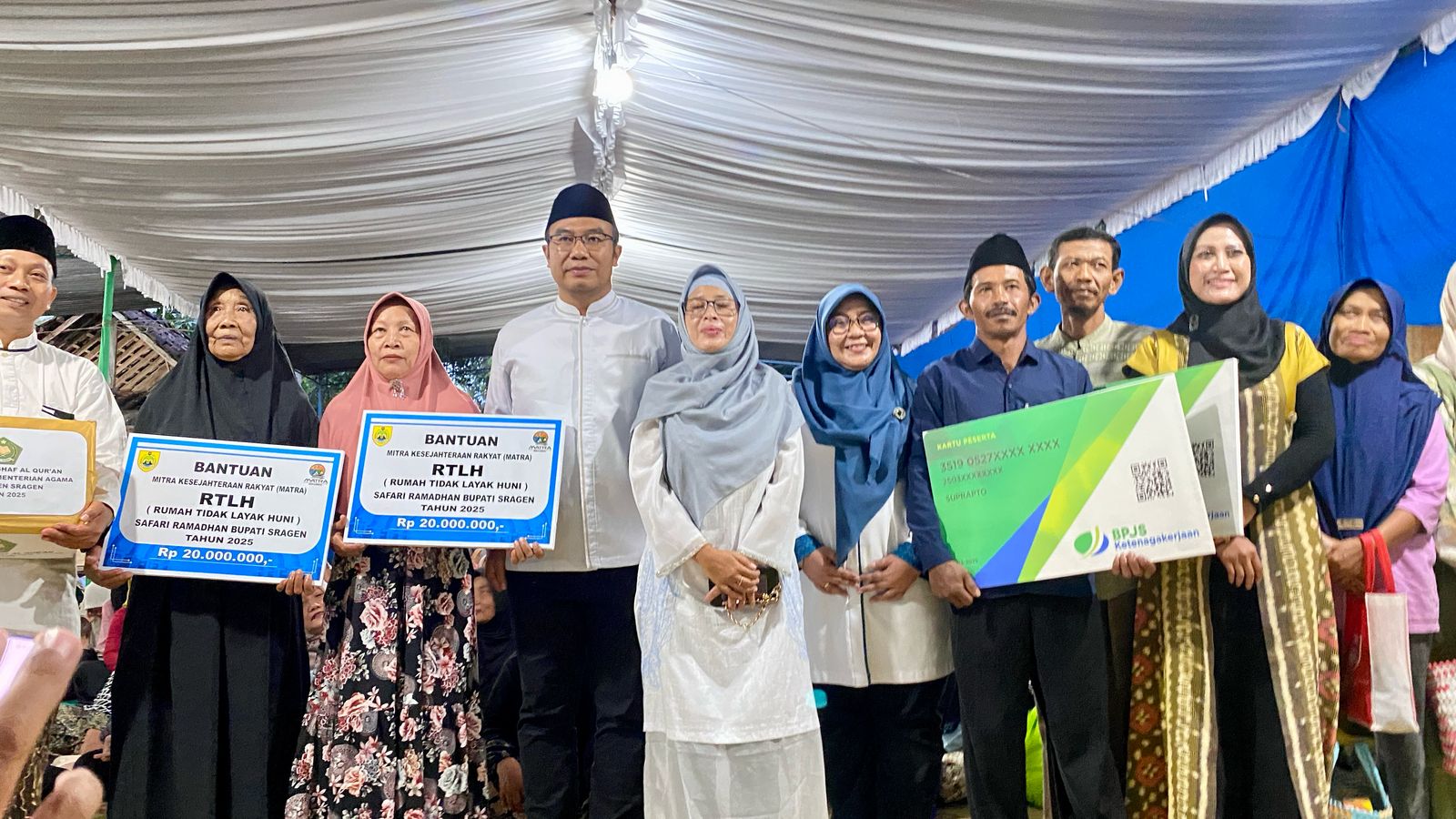 Perkuat Jaminan Sosial, 6393 Pekerjaan Rentan Sragen Diikutkan BPJS Ketenagakerjaan