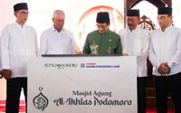 Masjid Terbesar di Tenjo Kini Diresmikan, Bisa Tampung Ribuan Jamaah
