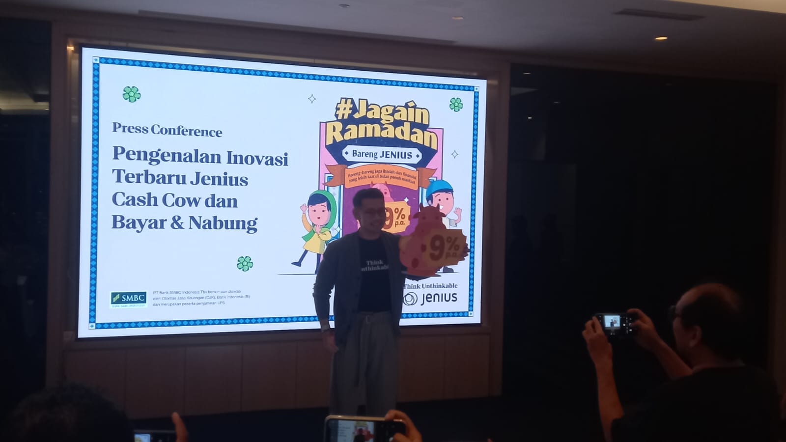 Febri Rusli, Digital Banking Product & Innovation Head SMBC di acara peluncuran Cash Cow dan Bayar & Nabung di Jakarta, Kamis, 20 Maret 2025.