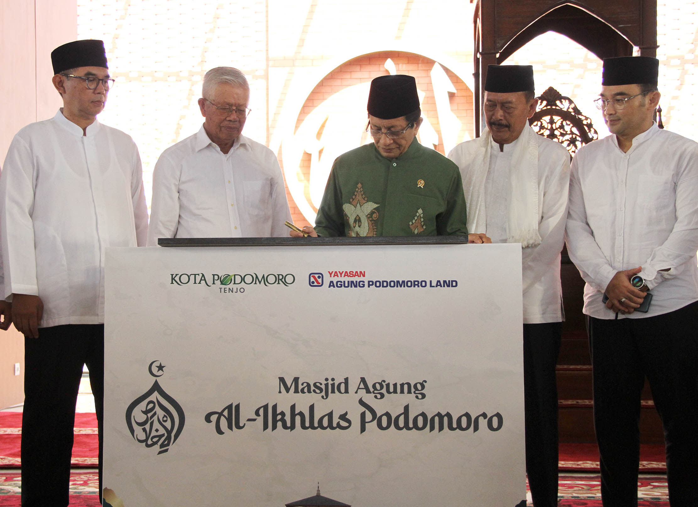 Kota Podomoro Tenjo Resmikan Masjid Terbesar di Tenjo