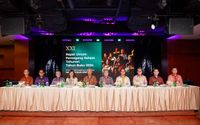 Rapat Umum Pemegang Saham Tahunan Cinema XXI Tahun Buku 2024

Komisaris Utama/Komisaris Independen PT Nusantara Sejahtera Raya Tbk (Cinema XXI) Ongki Wanadjati Dana (kelima dari kanan) dan Direktur Utama Cinema XXI Suryo Suherman (keempat dari kanan) bersama jajaran direksi dan komisaris pada Rapat Umum Pemegang Saham Tahunan (RUPST) tahun buku 2024 di Jakarta, Senin (24/3/2025).

Dalam RUPST ini, para pemegang saham menyetujui beberapa keputusan penting, termasuk di antaranya pembagian dividen tunai total sebesar Rp750 miliar atau Rp9 per saham serta rencana pembelian kembali saham (buyback) senilai Rp300 miliar.