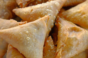 Ilustrasi kue Lebaran Maroko, Samosa.