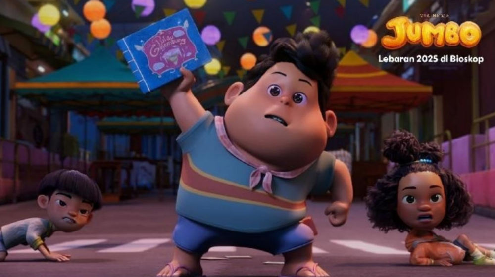 Film animasi Indonesia, Jumbo, tayang Lebaran 2025 di bioskop.