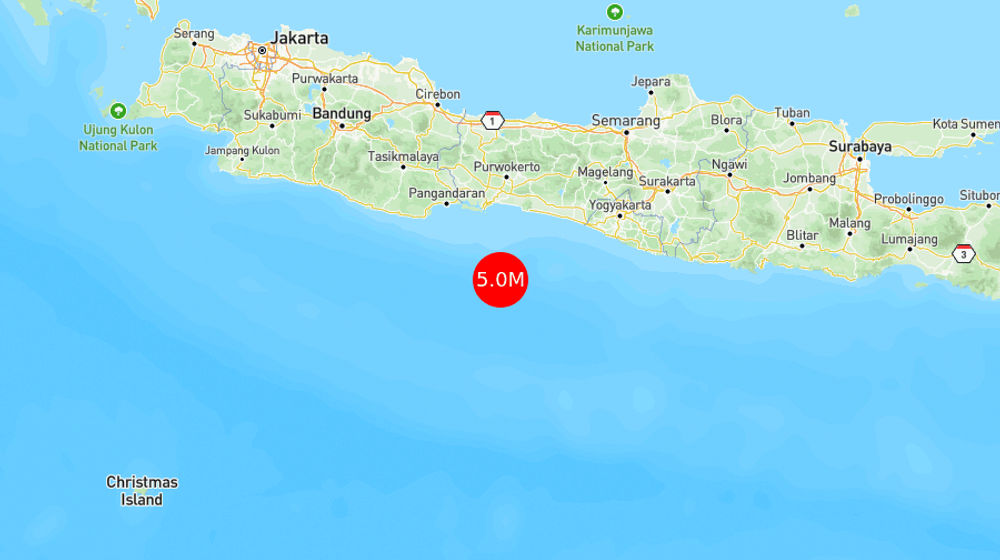 INFO BMKG: Gempa Guncang Cilacap di Laut 80 Km Tenggara 5.0 Magnitudo 04 Apr 2025 pukul 13:59