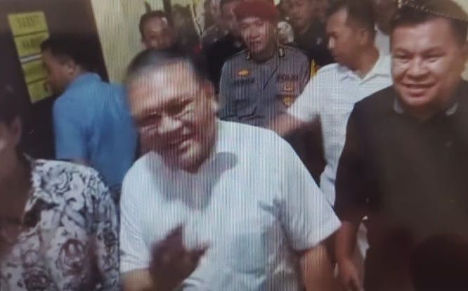Ketua BPMS GMIM, Pendeta Hein Arina tiba di Mapolda Sulut
