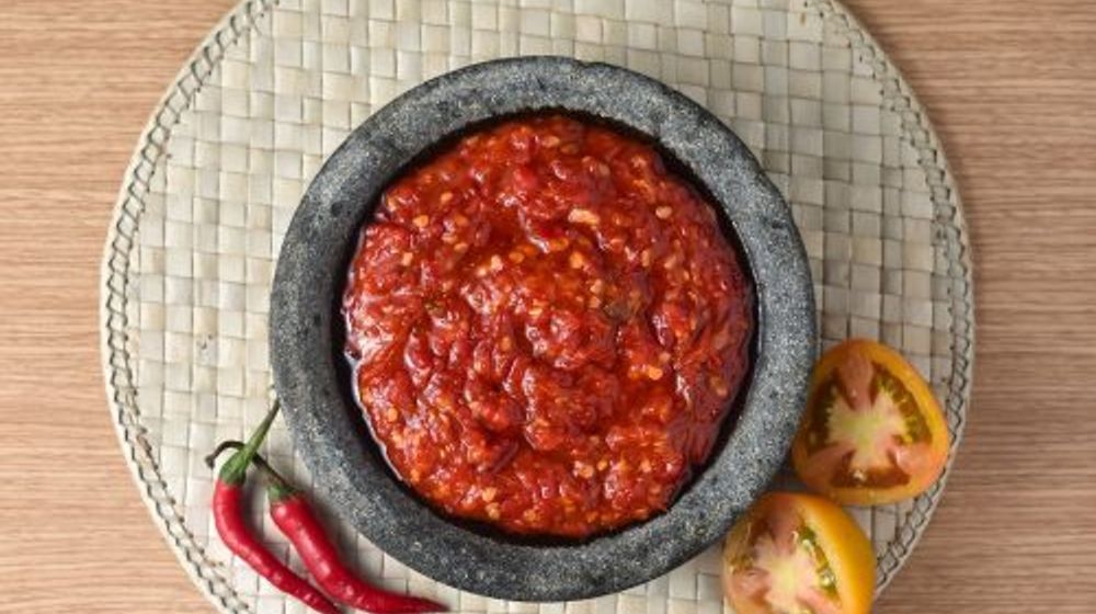 Sambal tomat.