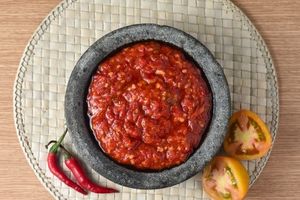Sambal tomat.