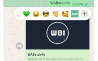 Fitur react WhatsApp.