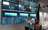 PT Asuransi Digital Bersama Tbk (YOII) saat melantai perdana di Bursa Efek Indonesia (BEI), Jakarta, 8 Januari 2025.
