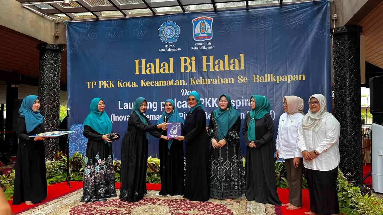 Momen Halalbihalal, PKK Balikpapan Luncurkan Program Podcast
