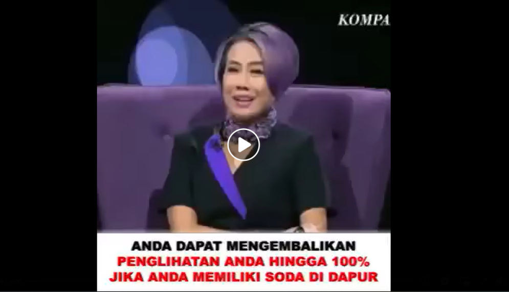 Rosianna Silalahi Promosi Pengobatan Mata dengan Soda Dapur, Cek Faktanya!