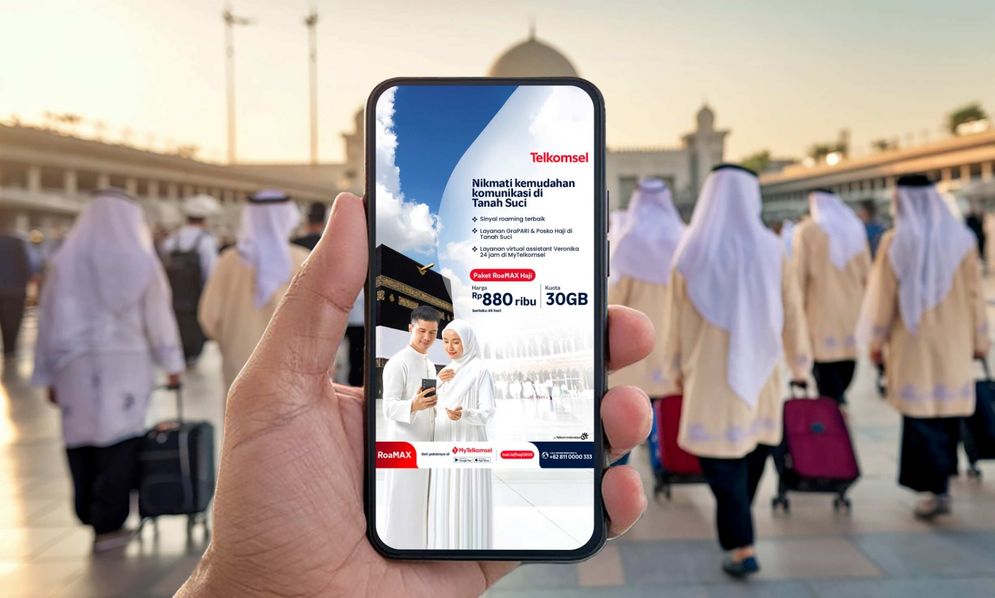 Telkomsel Dukung Kelancaran Ibadah Jemaah Haji Melalui Paket RoaMAX Haji dengan 5G