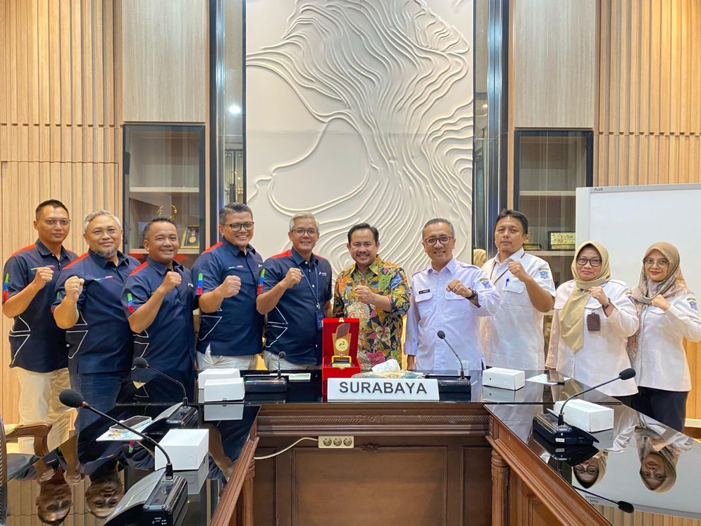 Pertemuan PGN SOR III dengan Pemkot Surabaya beberapa waktu lalu.