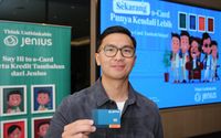 Indra Priawan, pengusaha pengguna aplikasi Jenius.