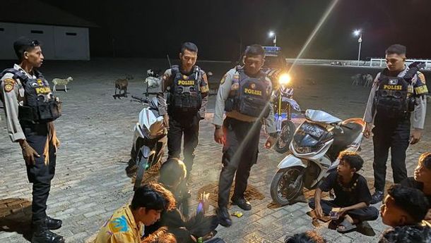 Cegah Tindak Kejahatan Sat Samapta Polres Nagekeo Gelar Patroli